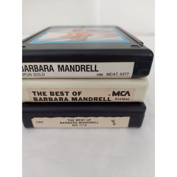 Barbara Mandrell MCA Greatest Hits, ABC Greatest Hits, And Spun Gold 8 Track Lot - Picture 2 of 4